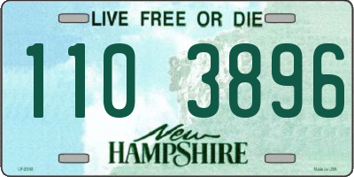 NH license plate 1103896