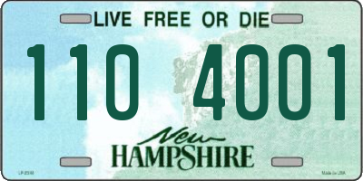 NH license plate 1104001