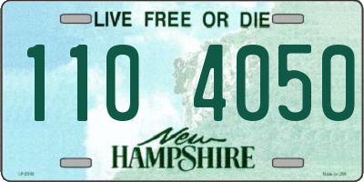 NH license plate 1104050