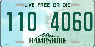 NH license plate 1104060