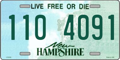 NH license plate 1104091