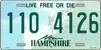 NH license plate 1104126