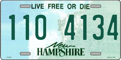 NH license plate 1104134