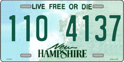 NH license plate 1104137