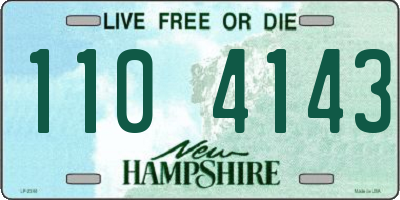 NH license plate 1104143