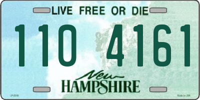 NH license plate 1104161
