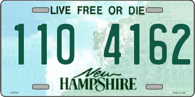 NH license plate 1104162