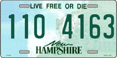 NH license plate 1104163