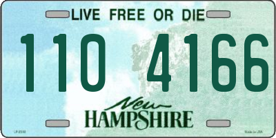 NH license plate 1104166