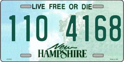 NH license plate 1104168
