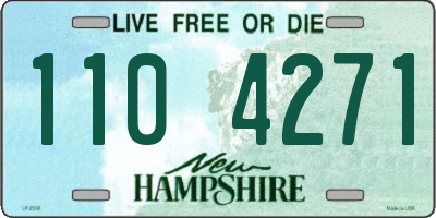NH license plate 1104271