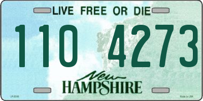 NH license plate 1104273