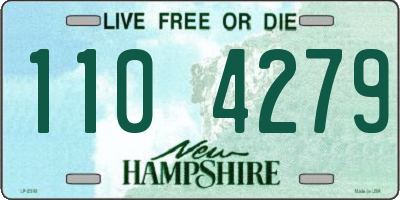 NH license plate 1104279