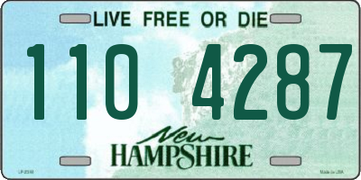 NH license plate 1104287