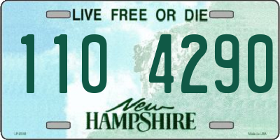 NH license plate 1104290