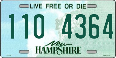 NH license plate 1104364