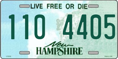 NH license plate 1104405