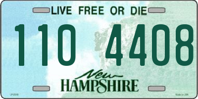 NH license plate 1104408