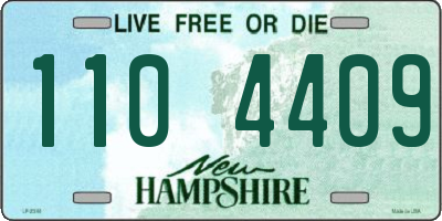 NH license plate 1104409
