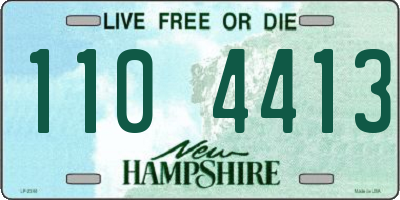 NH license plate 1104413