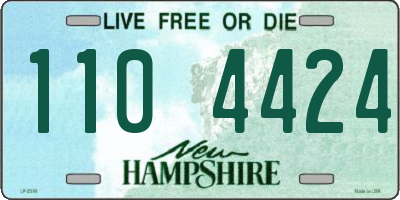 NH license plate 1104424