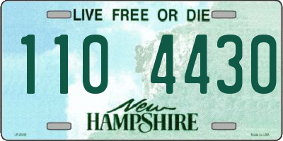 NH license plate 1104430