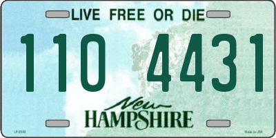 NH license plate 1104431