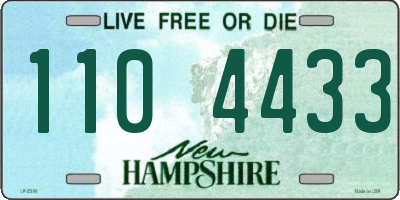 NH license plate 1104433