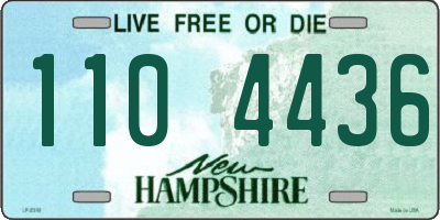 NH license plate 1104436