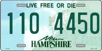 NH license plate 1104450