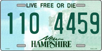 NH license plate 1104459