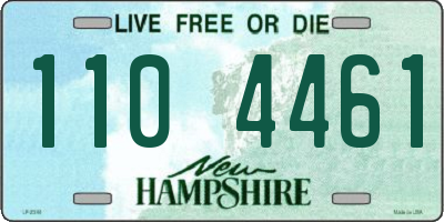 NH license plate 1104461