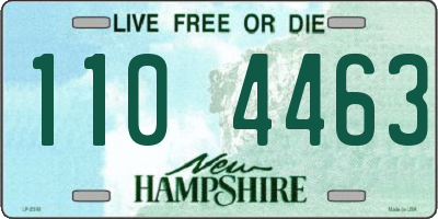 NH license plate 1104463