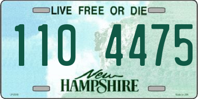 NH license plate 1104475