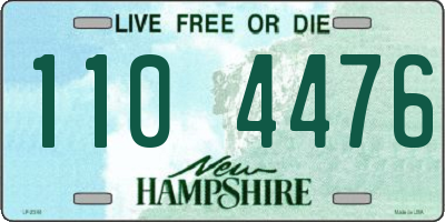 NH license plate 1104476