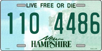 NH license plate 1104486