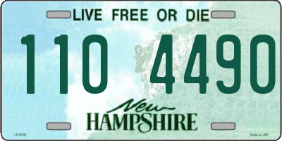 NH license plate 1104490