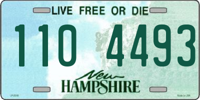 NH license plate 1104493
