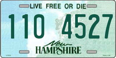 NH license plate 1104527