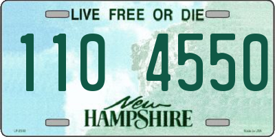 NH license plate 1104550