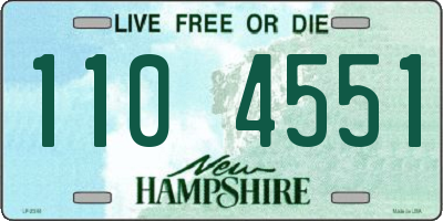 NH license plate 1104551