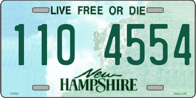 NH license plate 1104554