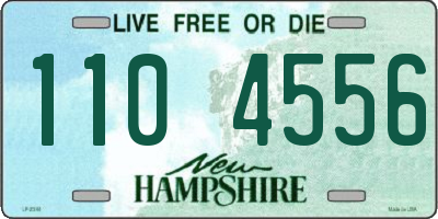 NH license plate 1104556
