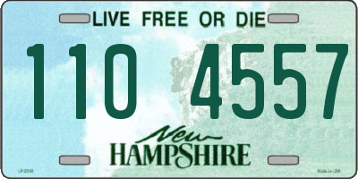 NH license plate 1104557
