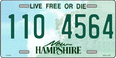 NH license plate 1104564
