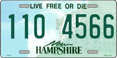 NH license plate 1104566