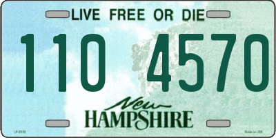NH license plate 1104570
