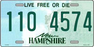 NH license plate 1104574