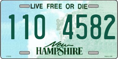 NH license plate 1104582