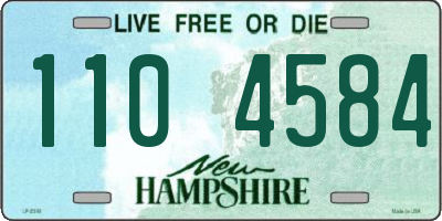NH license plate 1104584